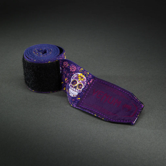 Бинтове - VENUM - Santa Muerte Handwraps - Purple - 4m ​